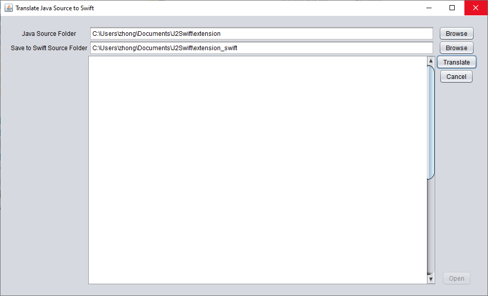 Java Source to Swift